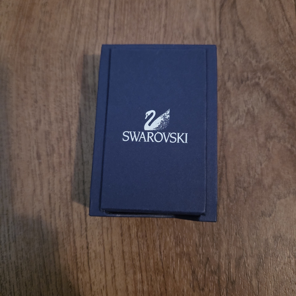 Swarovski Apple Charm Red Siam Clear Crystals With Boxes - Picture 6 of 7